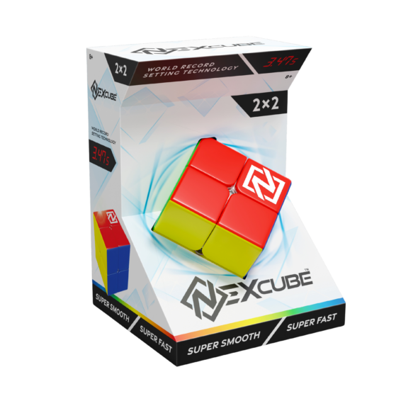 De verpakking van de speedcube Nexcube 2x2 Beginner vanuit een linkerhoek