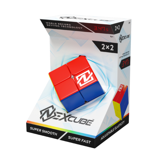 De verpakking van de speedcube Nexcube 2x2 Beginner vanuit een rechterhoek