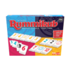 De voorkant van de doos van het strategische bordspel Rummikub Twist