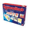 De doos van het strategische spel Rummikub XXL vanuit een rechterhoek