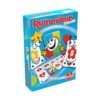 De doos van het leerzame kinderspel Rummikub Junior Travel vanuit een linkerhoek