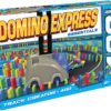 De doos van de Domino Express Track Creator + 400 Stenen vanuit een linkerhoek