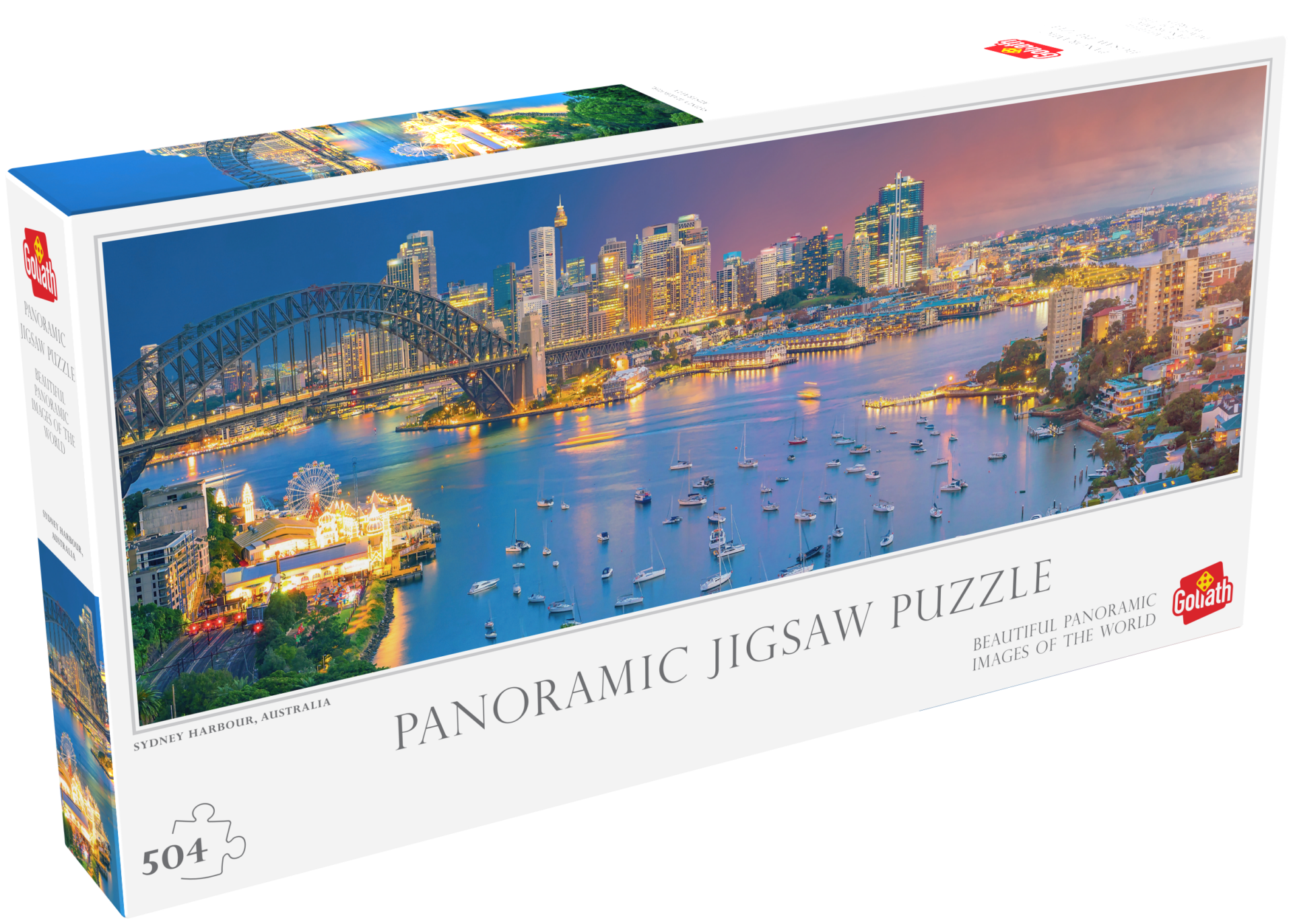 Panorama Puzzel 500pcs - Harbour Goliath
