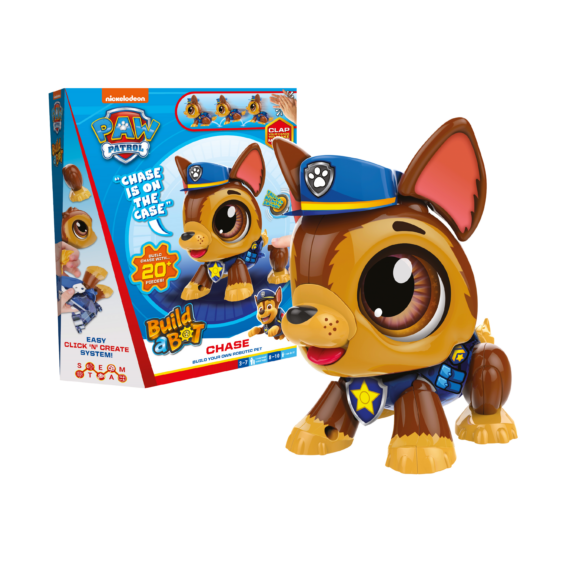 De doos en de robot van Build a Bot Paw Patrol Chase