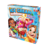 De doos van het kinderspel Ice Cream Meltdown vanuit een rechterhoek