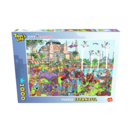 De voorkant van de doos van de That's Life City Edition Istanbul puzzel