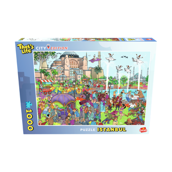 De voorkant van de doos van de That's Life City Edition Istanbul puzzel