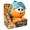 De doos van de Baby Garfield Feature Pluche vanuit een linkerhoek