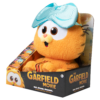 De doos van de Baby Garfield Feature Pluche vanuit een rechterhoek