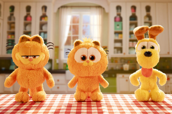De verschillende Garfield knuffels
