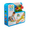 De doos van de Jelly Blox Truck Kit vanuit een linkerhoek