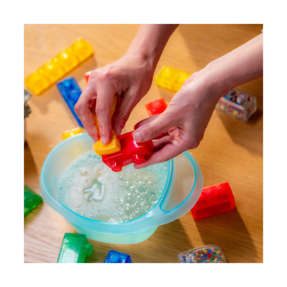 Kinderen die spelen met de Jelly Blox Truck Kit