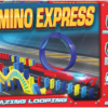 De voorkant van de doos van de Domino Express Amazing Looping