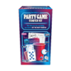 De achterkant van de doos van het drankspel Party Game Starter Kit