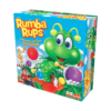 De doos van het kinderspel Rumba Rups vanuit een rechterhoek