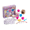 De doos en de inhoud van de Tasty Tinies Unicorn Party Pack