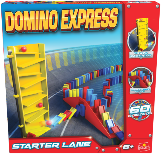 De voorkant van de doos van de Domino Express Starter Lane Refresh