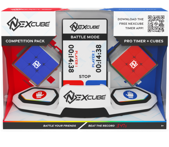 De voorkant van de doos van de Nexcube Competition Pack