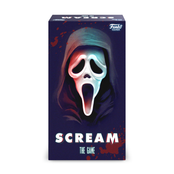 De voorkant van de doos van het coöperatieve partyspel Scream the Game